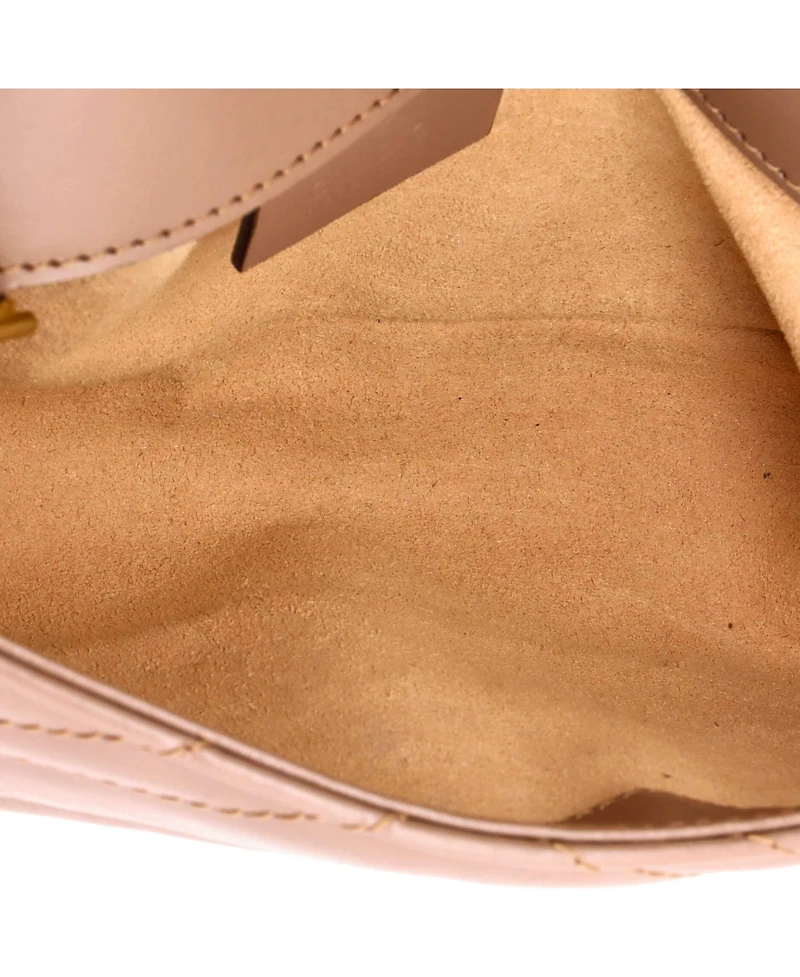 Pre-Owned Gucci Mini Gg Marmont Flap Bag Matelasse Leather