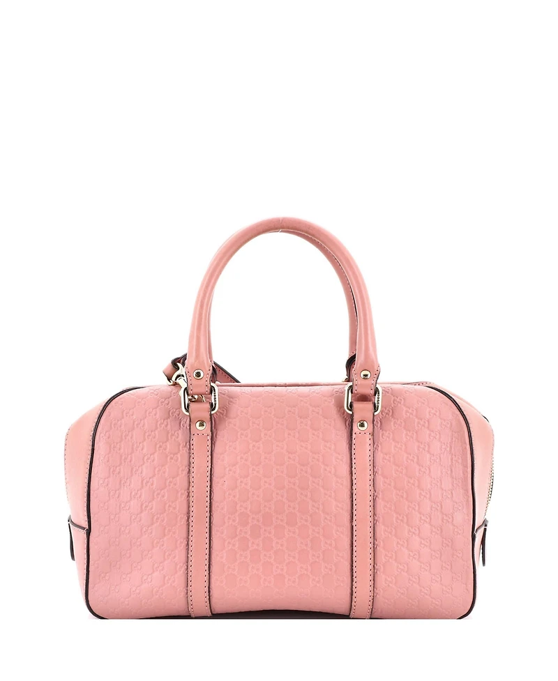 Pre-Owned Gucci Medium Convertible Top Handle Crossbody Bag Microguccissima Leather