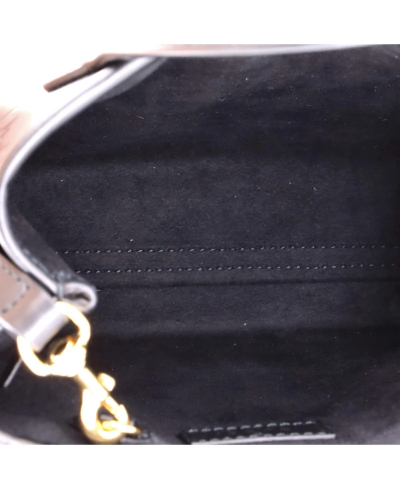 Pre-Owned Gucci Mini Vertical Tote Gg Embossed Leather