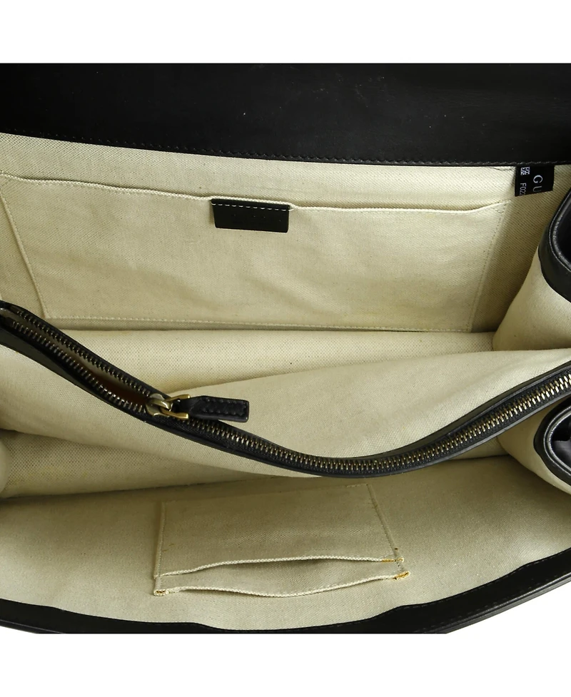 Pre-Owned Gucci Large Dionysus Bamboo Top Handle Bag Colorblock Leather