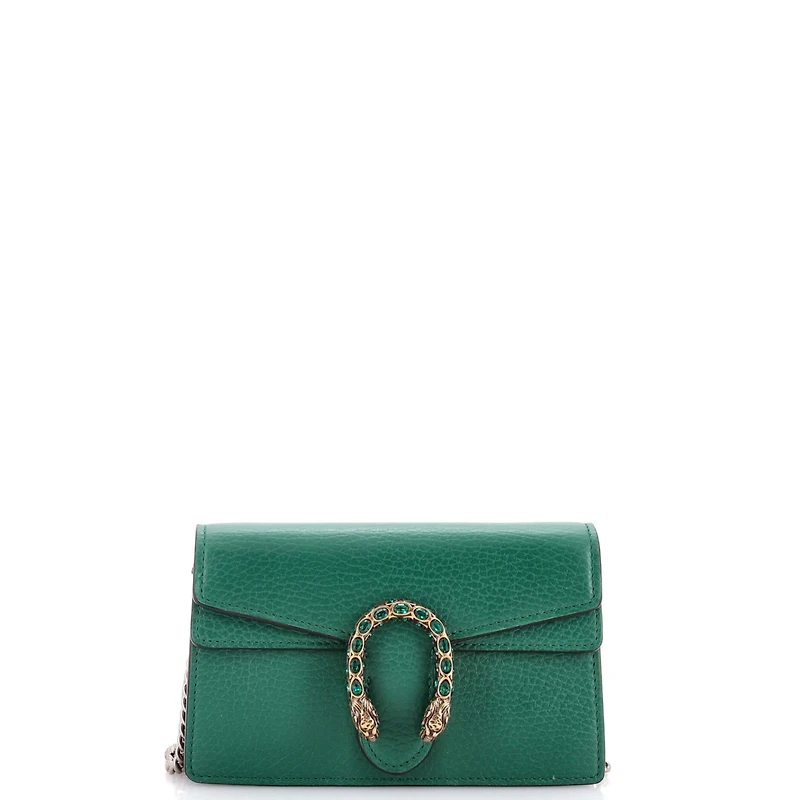 Pre-Owned Gucci Super Mini Dionysus Bag Leather
