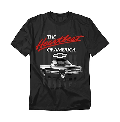 Corvette Men's Chevrolet Heartbeat Of America T-Shirt