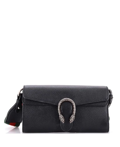 Pre-Owned Gucci Small Dionysus East-West Flap Bag Leather