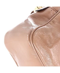 Pre-Owned Gucci Small Soho Chain Zip Shoulder Bag Patent