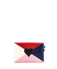 Pre-Owned Gucci Queen Margaret Clutch Colorblock Leather