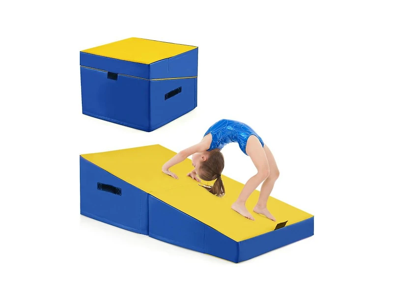 Hongge Folding Incline Yoga Gymnastics Tumbling Mat with Epe Foam