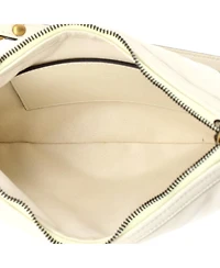 Pre-Owned Gucci Small Gg Marmont Chain Moon Hobo Matelasse Leather