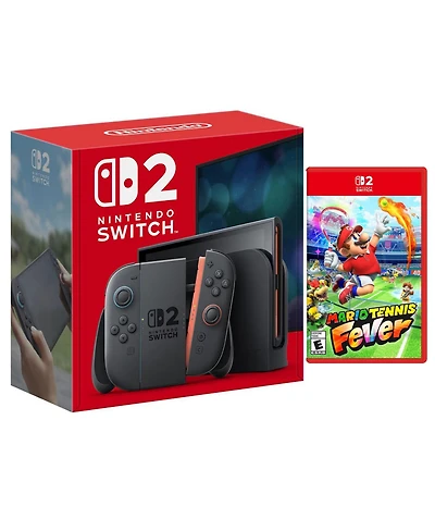 Nintendo Switch 2 Video Game Console with Mario Tennis Fever Bundle