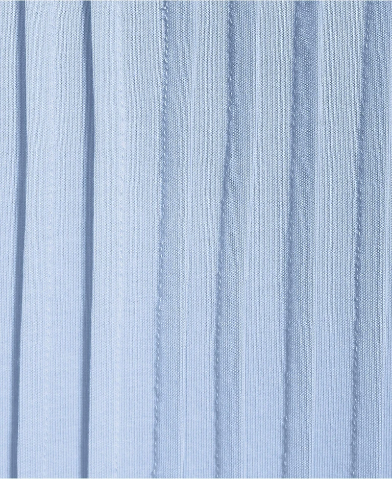 Lands' End Women's Cap Sleeve Lightweight Jersey Pintuck Swing Top