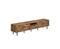 sumyeg 78" Wood Cabinet Tv Stand Consoles with Storage