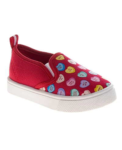 SweetHearts Little Girls Hearts Slip-On Shoes Adorable
