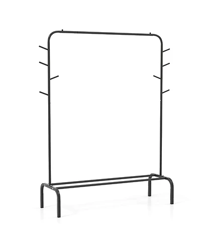 Sugift Heavy Duty Metal Clothes Rack Garment Wardrobe Stand