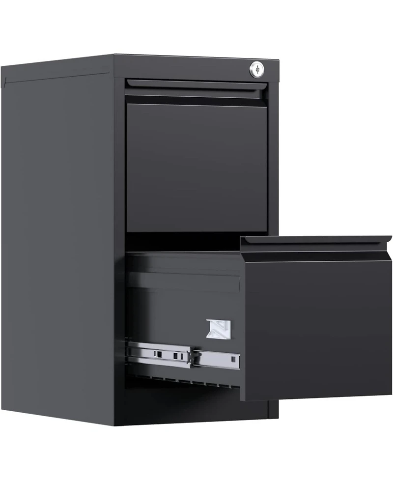 gaomon File Cabinet - 28.7"H Metal Office File Cabinet with Secure Lock - for Letter, Legal, A4 and F4 Documents