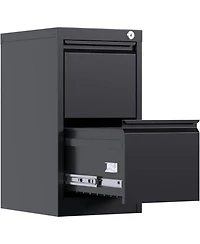gaomon File Cabinet - 28.7"H Metal Office File Cabinet with Secure Lock - for Letter, Legal, A4 and F4 Documents