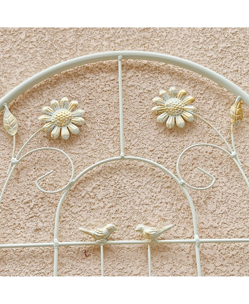 sumyeg 2 Pack Metal Garden Trellis 71" x 19.7" Rustproof for Climbing Plants Outdoor Flower Support