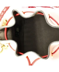 Pre-Owned Fendi Mini Mon Tresor Bucket Bag Whipstitch Leather