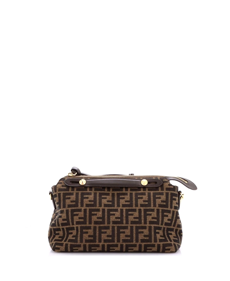 Pre-Owned Fendi Medium By The Way Satchel Zucca Canvas