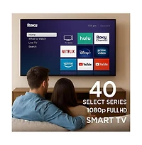 Roku 40" Select Series 1080p Full Hd Smart Tv Wi-Fi Streaming, Hdmi Cable & Premium Bundle - 40R3D5KIT1