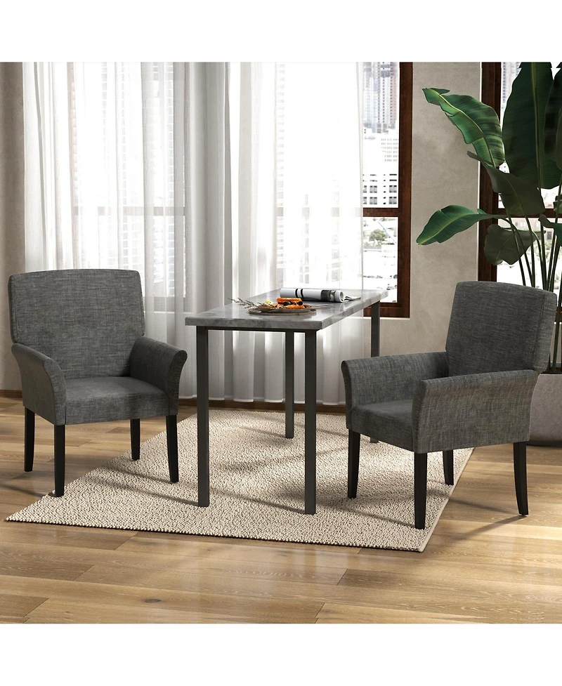 Sugift Executive Guest Chair with Armrests for Reception Areas