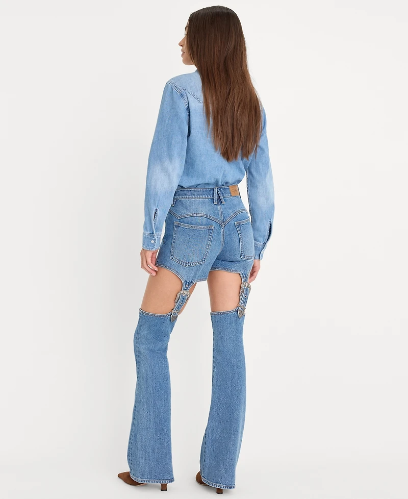 Good American Women's High-Rise Bootcut Jeans