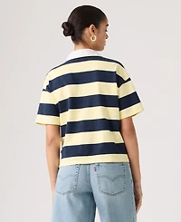 Levi's Women's Short-Sleeve Striped Polo-Shirt