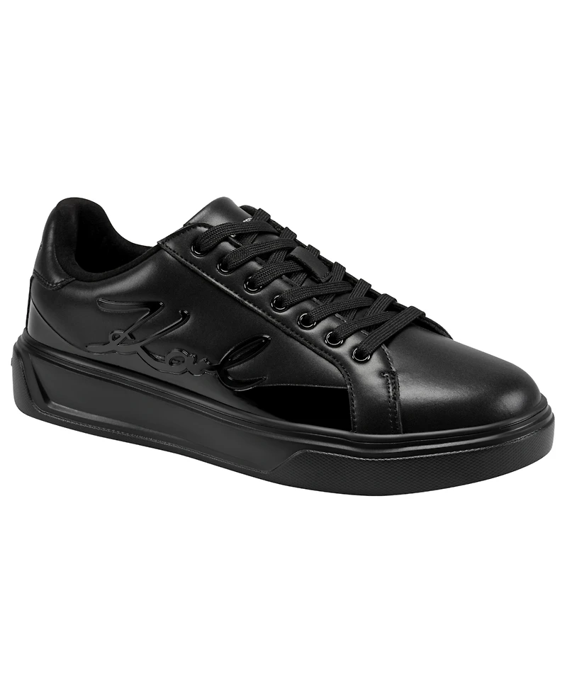 Karl Lagerfeld Men's I Density Logo Lace-Up Sneakers