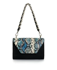 Velez Lili Two Foil Leather Crossbody Bag