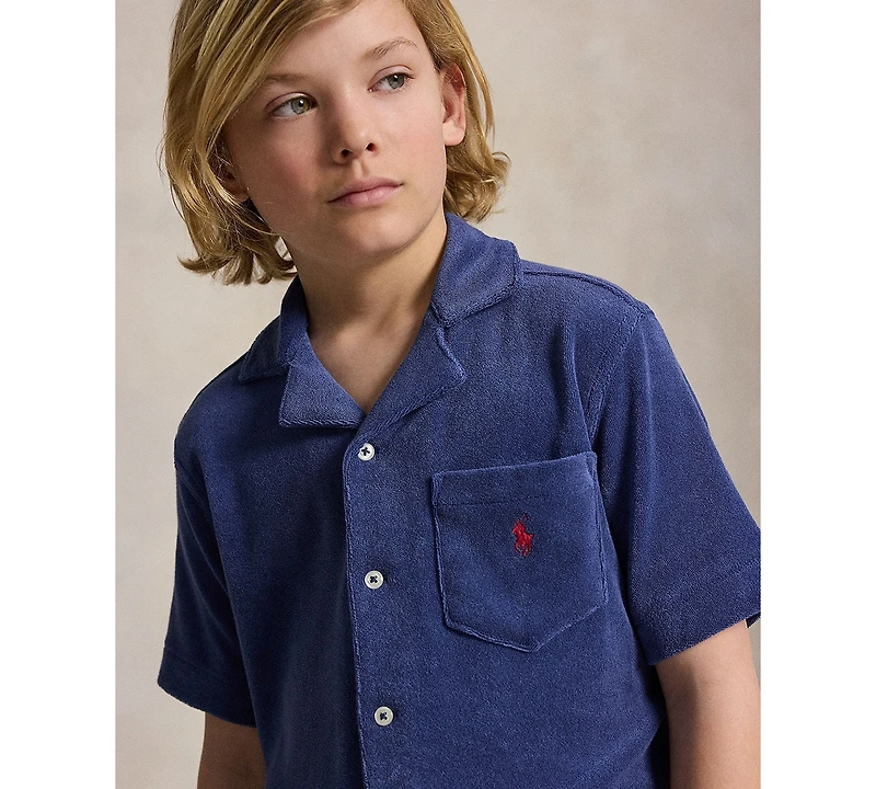 Polo Ralph Lauren Boys 8-20 Terry Camp Shirt