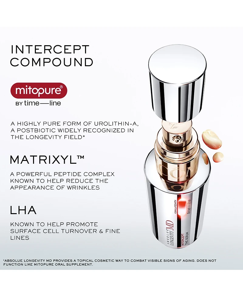 Lancome Absolue Longevity Md Intercept Mid-Age Face Serum, 1. 69 oz.