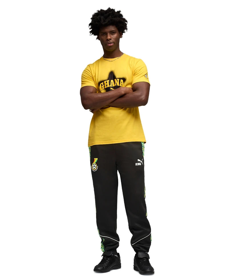 Puma Men's Regular and Big & Tall Ghana Football Culture Crewneck T-Shirt