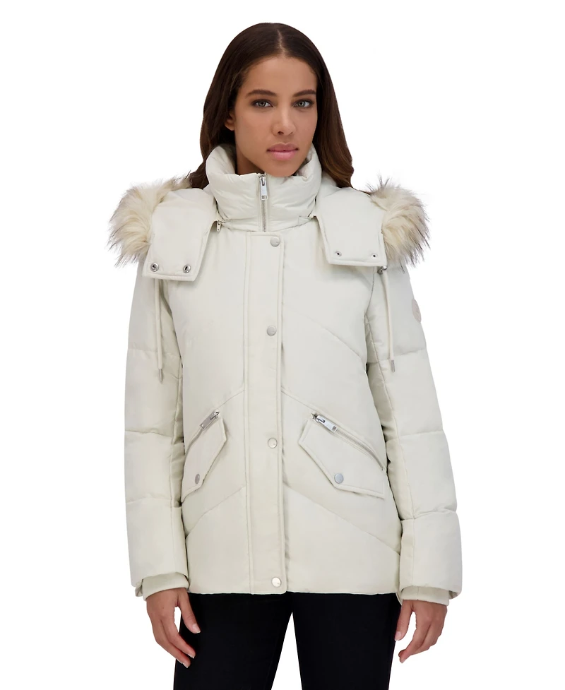 Women's Daphne Quilted Soft Matte Shell With Mixed Down Puffer
