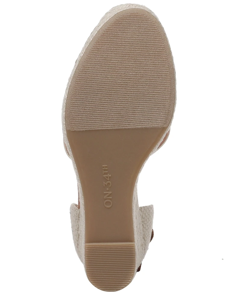 On 34th Melindaa Espadrille Wedge Sandals, Exclusively at Macy's