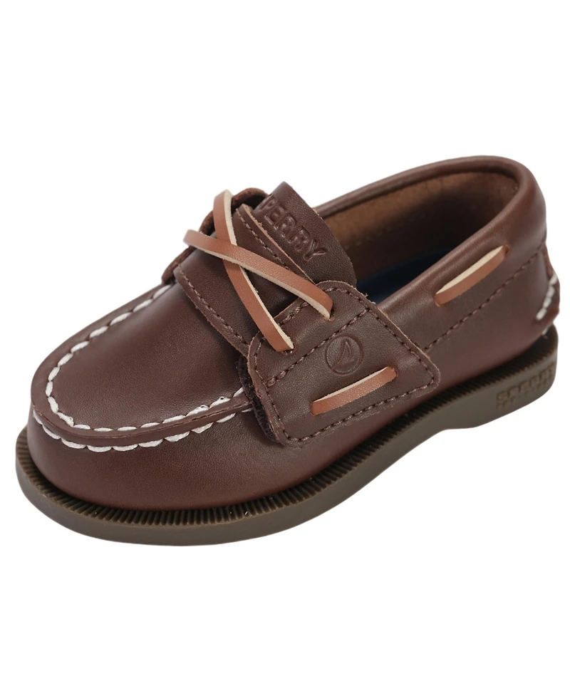 Sperry Toddler Authentic Original Boat Shoes w/ Hook and Loop Closure