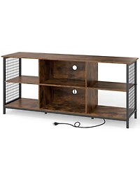 Sugift Tv Stand for TVs up to 65 in with Storage Compartments