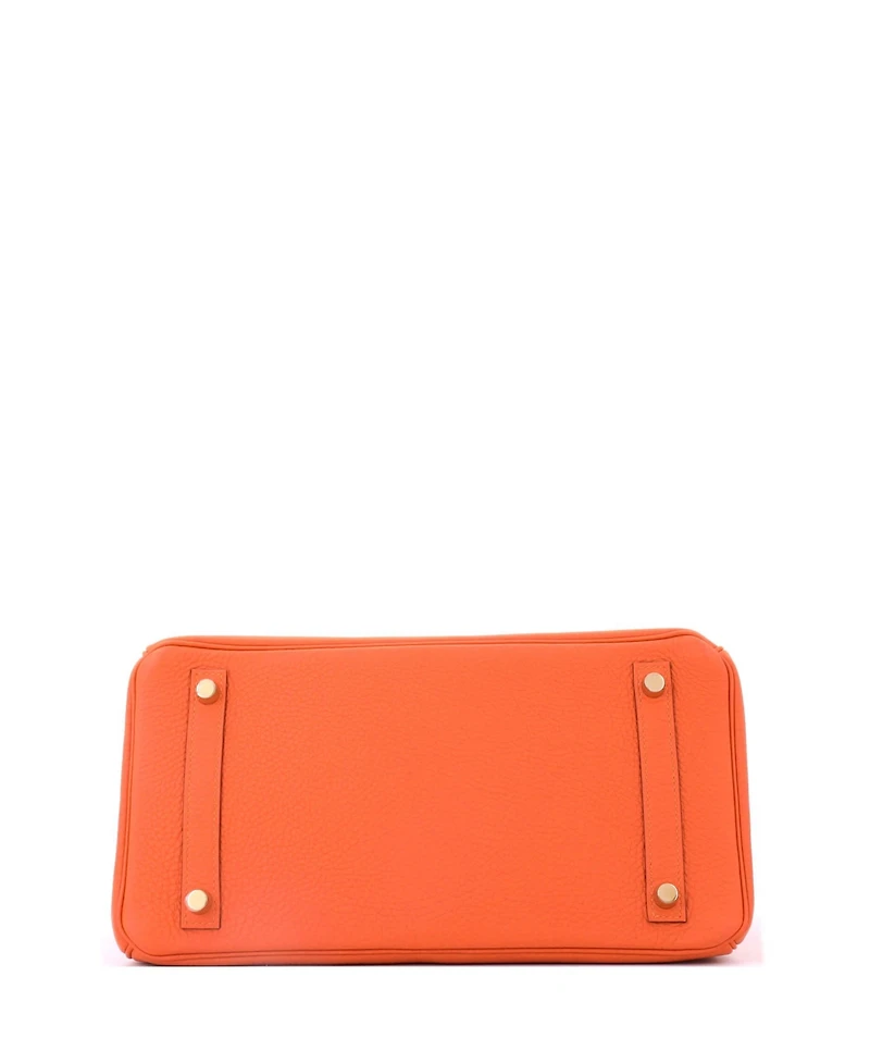 Pre-Owned Hermes Birkin Handbag Togo with Gold Hardware