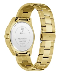 Guess Men's Gold-Tone Multi-Function Watch, 43mm