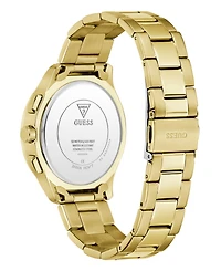 Guess Men's Gold-Tone Multi-Function Watch, 40mm