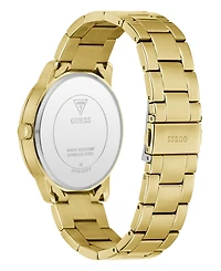 Guess Men's Gold-Tone Analog Watch, 42mm
