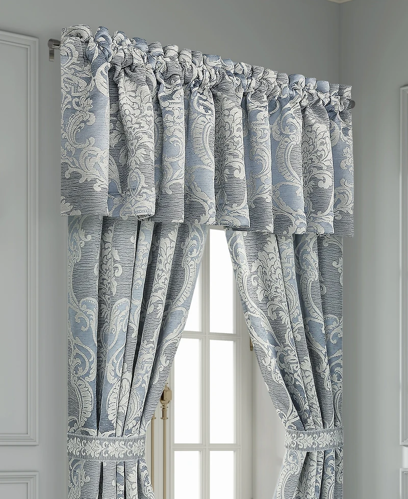 J Queen New York Queensbury Window Straight Valance, 18" x 88"