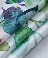 Dainty Home Floral Waterfall Shower Curtain, 70" x 72"