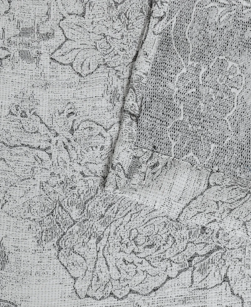 Dainty Home Shelly Shower Curtain, 72" x