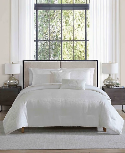 Vcny Home Sterling Abstract Jacquard 5-Pc. Comforter Set