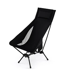 Sugift High Back Portable Camping Chair with Carry Bag and Pillow
