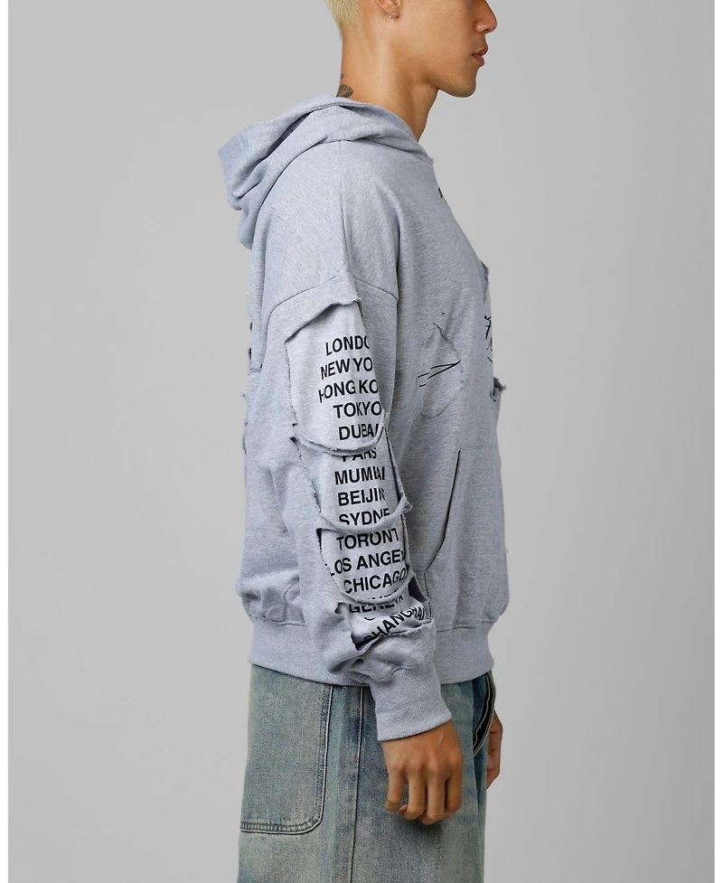 Loiter Men's Destruction Hoodie Sweatshirt