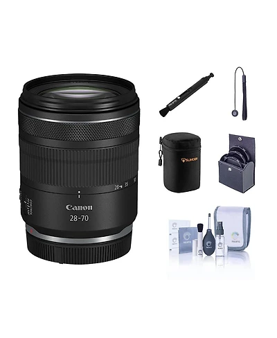 Canon Rf 28-70mm f/2.8 Is Stm Lens, Bundle with 67mm Filter Kit, Soft Lens Case, Cleaning Kit