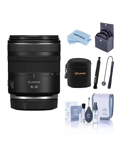 Canon Rf 16-28mm f/2.8 Is Stm Lens, Bundle with 67mm Filter Kit, Soft Lens Case, Cleaning Kit, Lens Pen Cleaner and Microfiber Cleaning Cloth