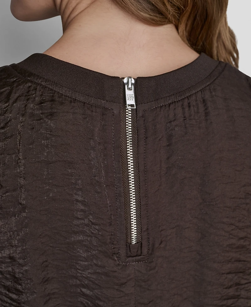 Dkny Women's Sleeveless Twinkle Bubble Tank Top