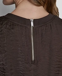 Dkny Women's Sleeveless Twinkle Bubble Tank Top