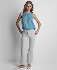 Dkny Women's Sleeveless Twinkle Bubble Tank Top