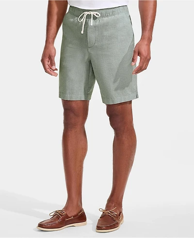Lands' End Men's 9" Classic Fit Linen Blend Deck Short